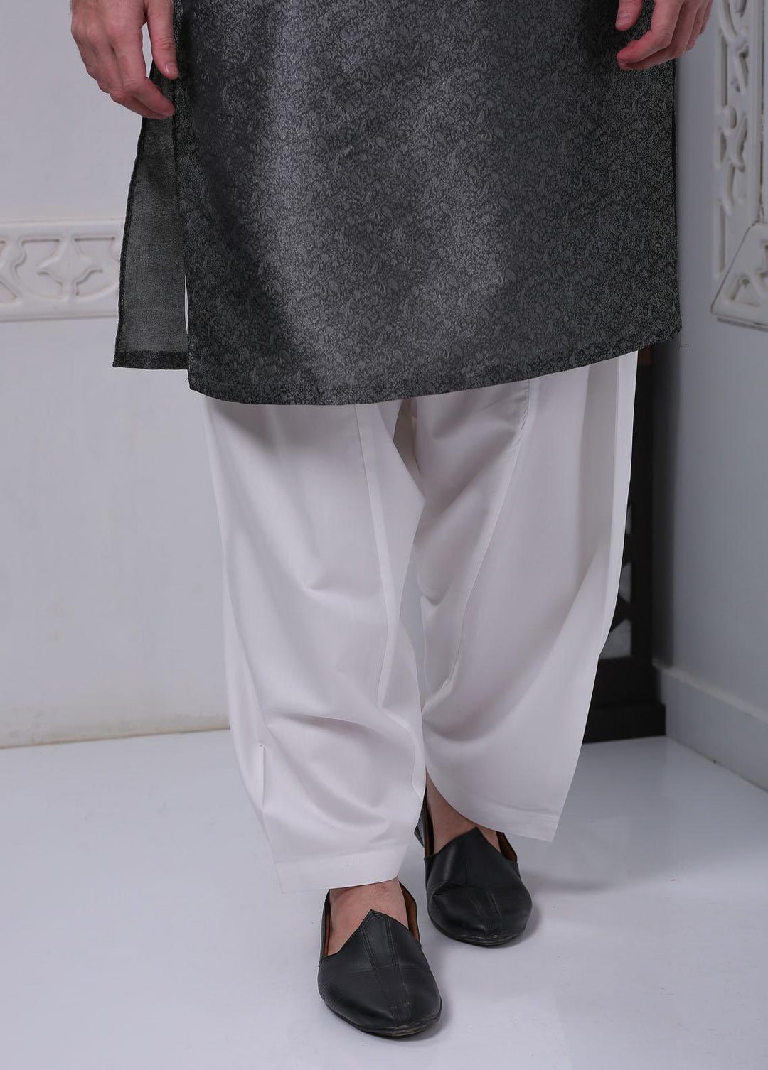 Real Image Pret  Cotton Silk Bottoms S-2 Off Whte