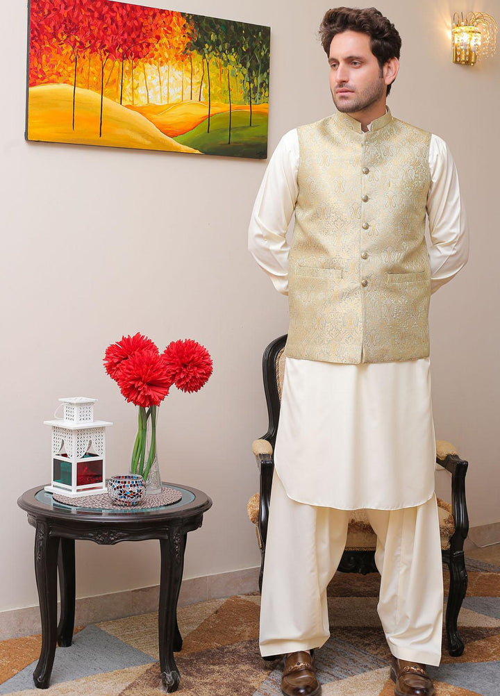 Real Image  Formal Waistcoat for Men -  WP - 143 Sea Green