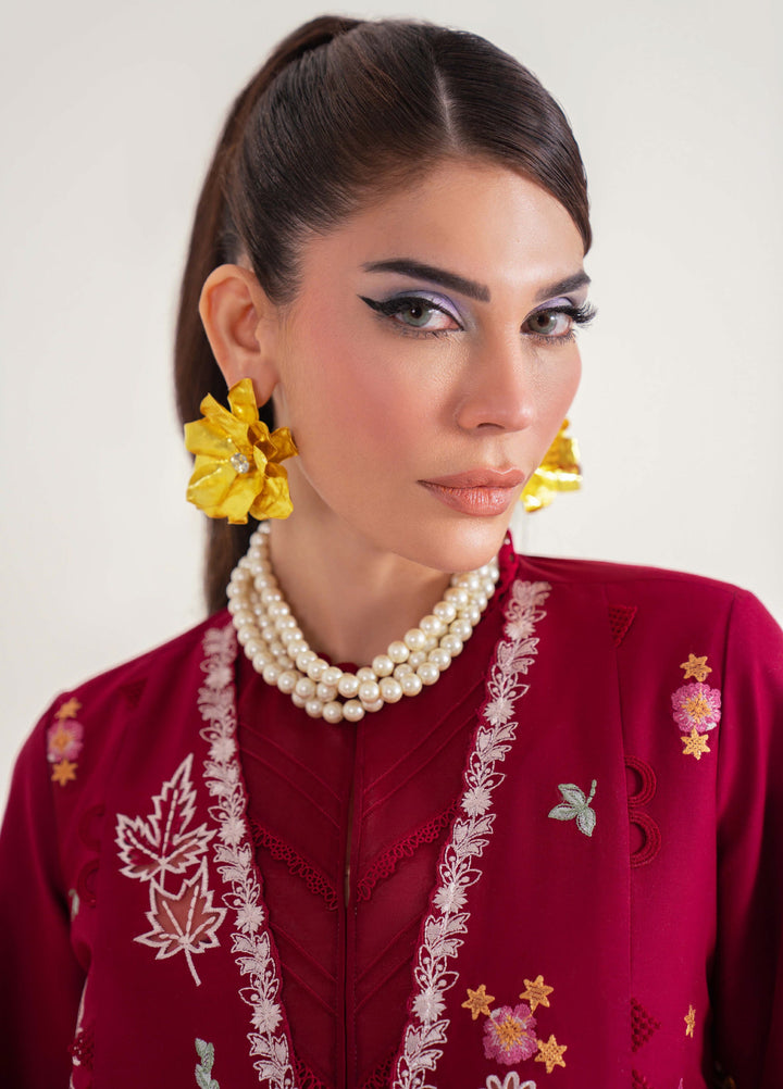 Sable Vogue Unstitched Embroidered Luxury Lawn 3 Piece Suit SV26UL SL-08-25 - Summer Collection