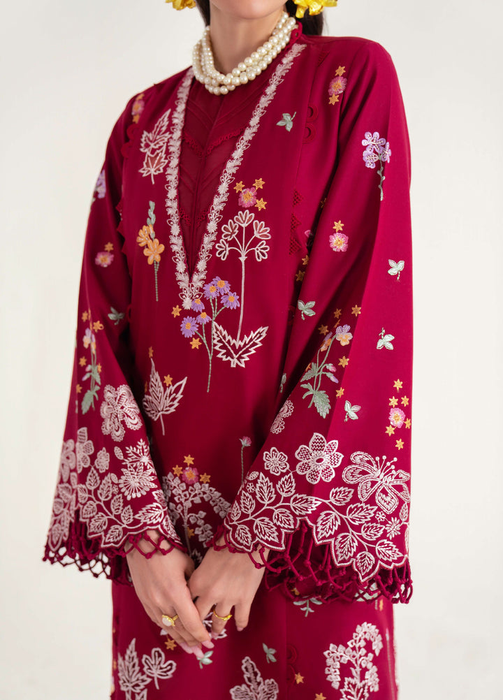 Sable Vogue Unstitched Embroidered Luxury Lawn 3 Piece Suit SV26UL SL-08-25 - Summer Collection