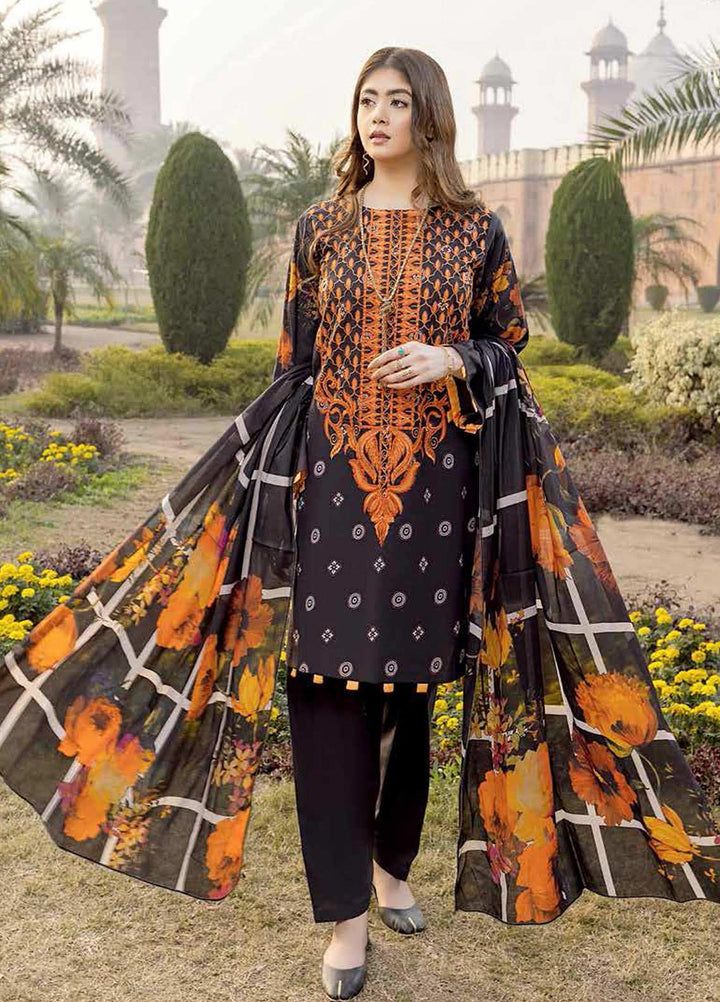 Red Series by Charizma Embroidered Lawn Suits Unstitched 3 Piece CRZ22RS RC-02-C - Summer Collection