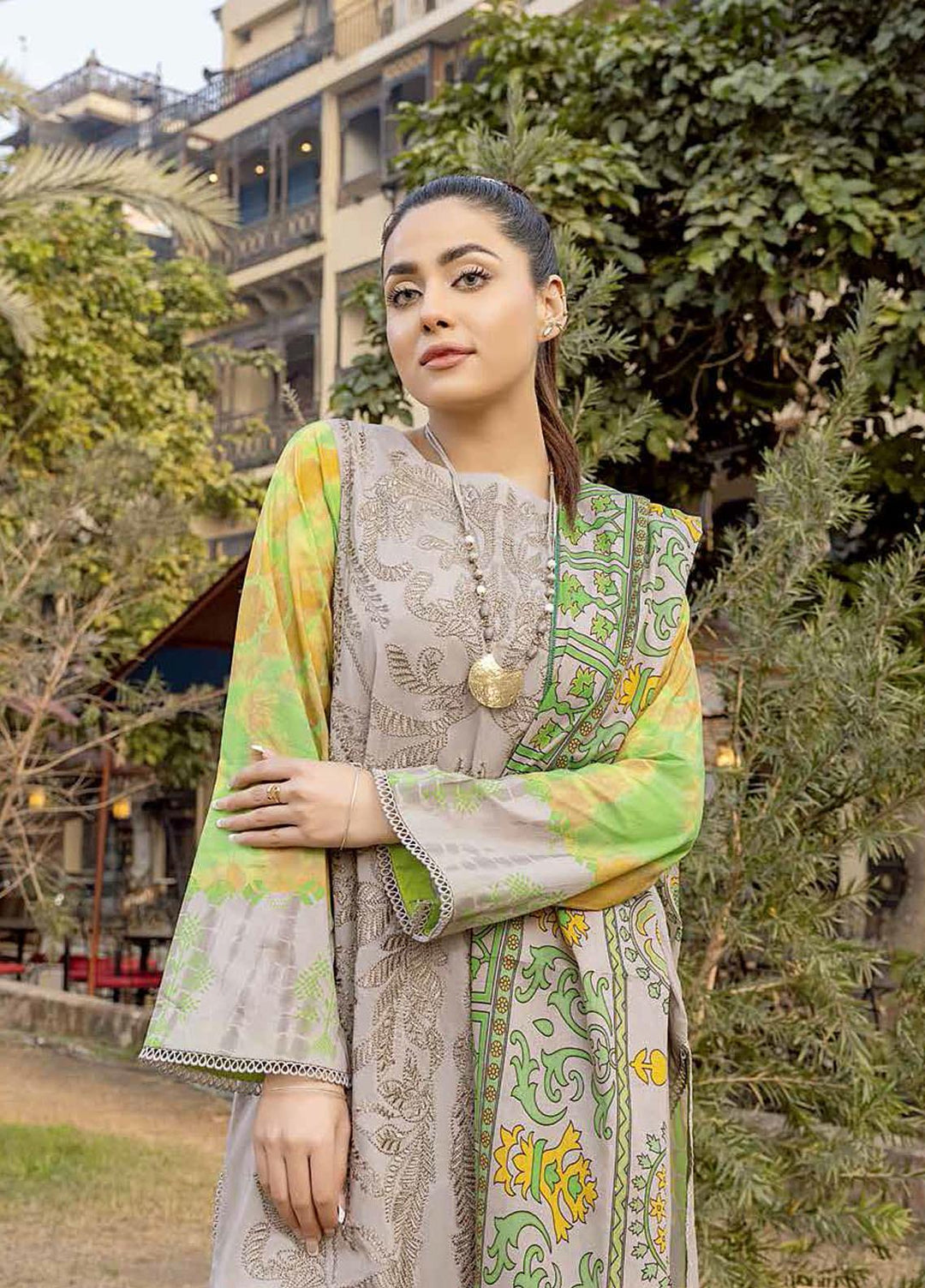 Red Series by Charizma Embroidered Lawn Suits Unstitched 3 Piece CRZ22RS RC-03-A - Summer Collection