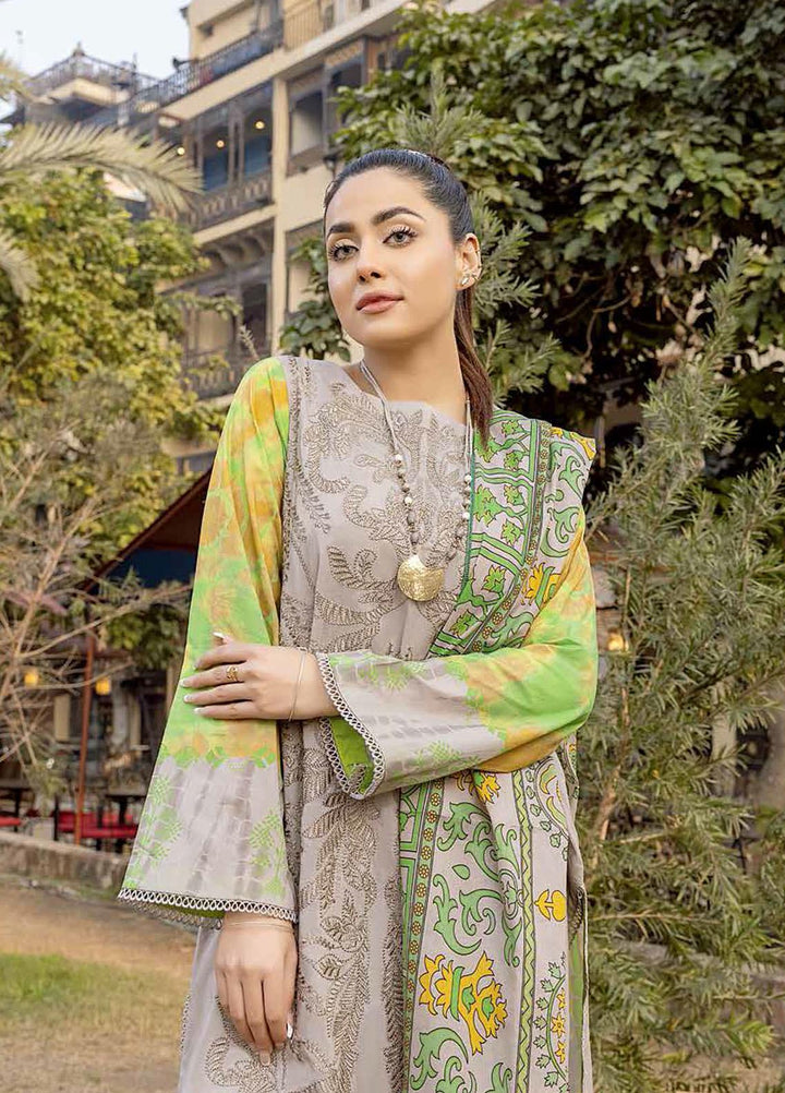 Red Series by Charizma Embroidered Lawn Suits Unstitched 3 Piece CRZ22RS RC-03-A - Summer Collection