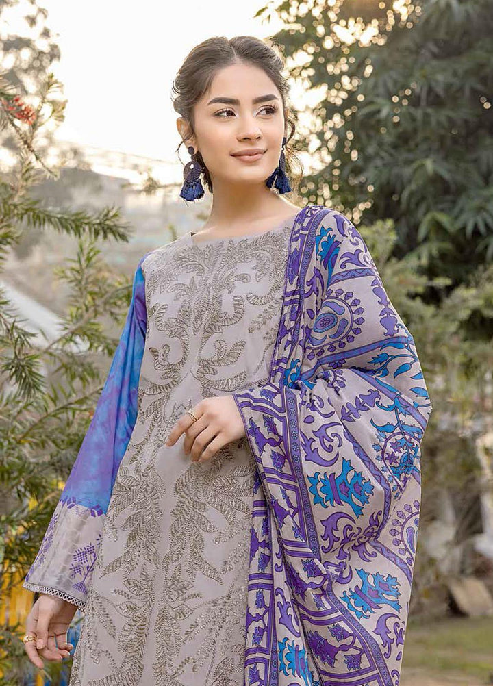 Red Series by Charizma Embroidered Lawn Suits Unstitched 3 Piece CRZ22RS RC-03-B - Summer Collection