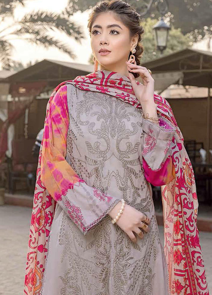 Red Series by Charizma Embroidered Lawn Suits Unstitched 3 Piece CRZ22RS RC-03-C - Summer Collection
