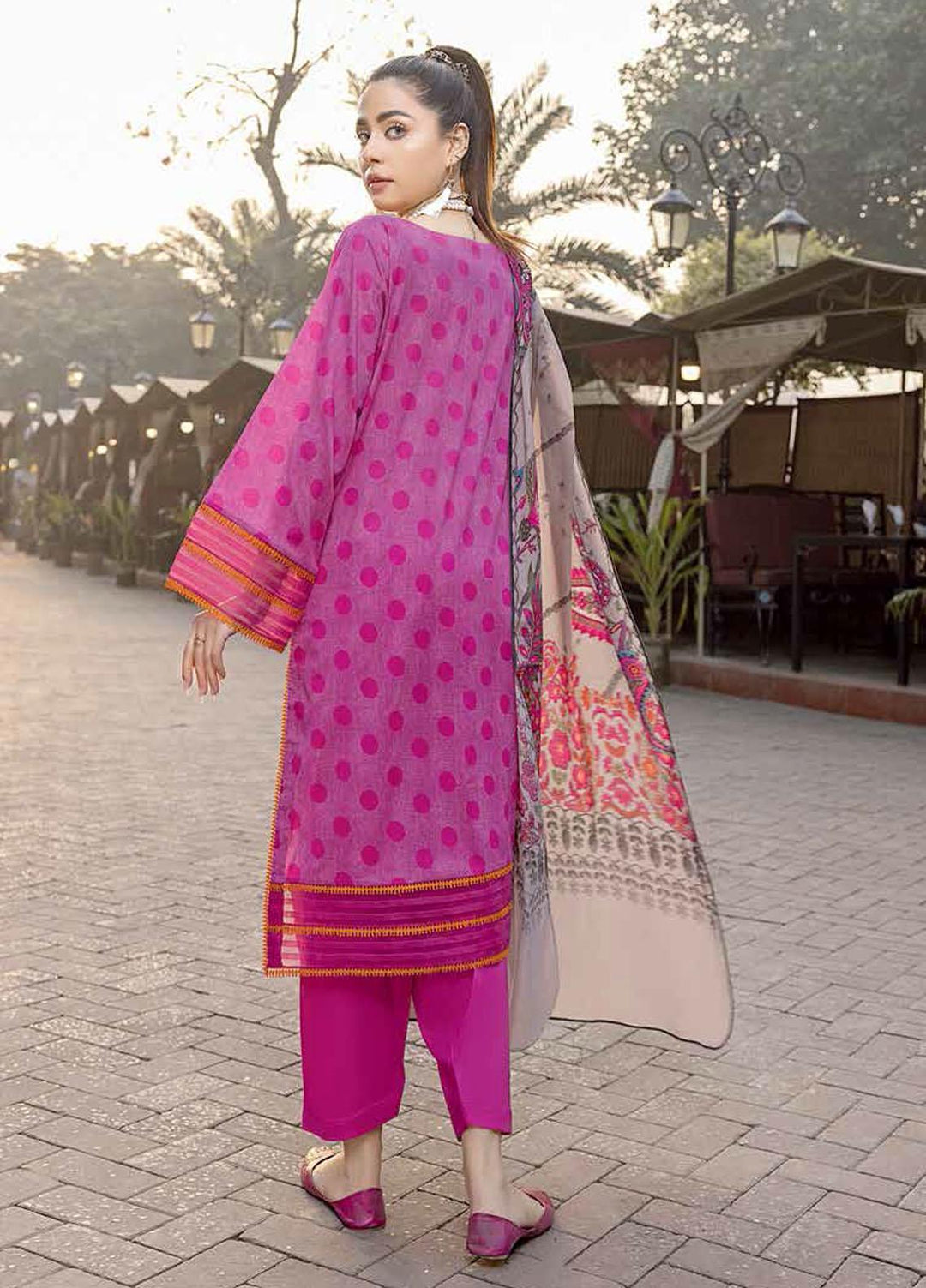 Red Series by Charizma Embroidered Lawn Suits Unstitched 3 Piece CRZ22RS RC-04-A - Summer Collection