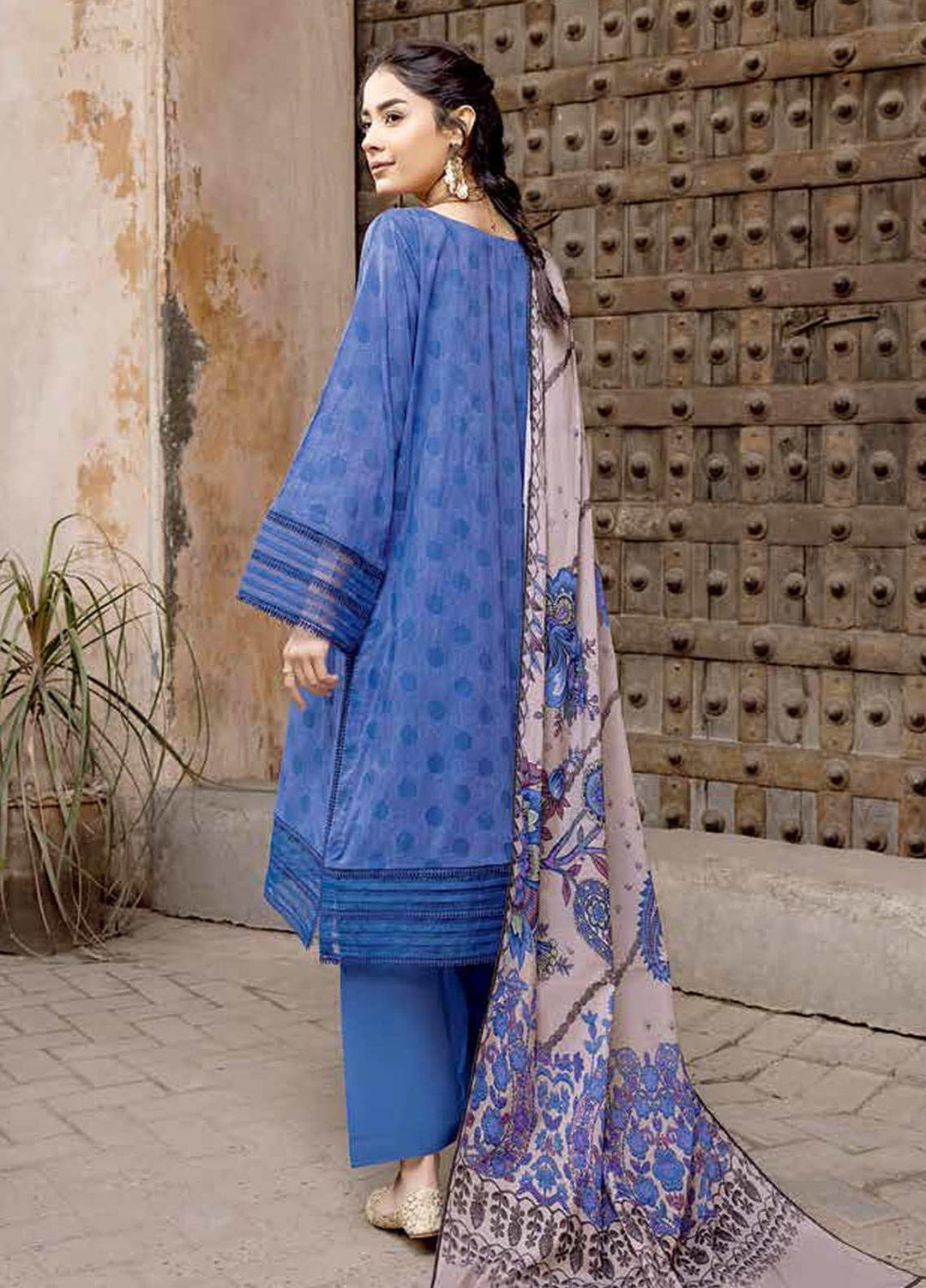 Red Series by Charizma Embroidered Lawn Suits Unstitched 3 Piece CRZ22RS RC-04-B - Summer Collection