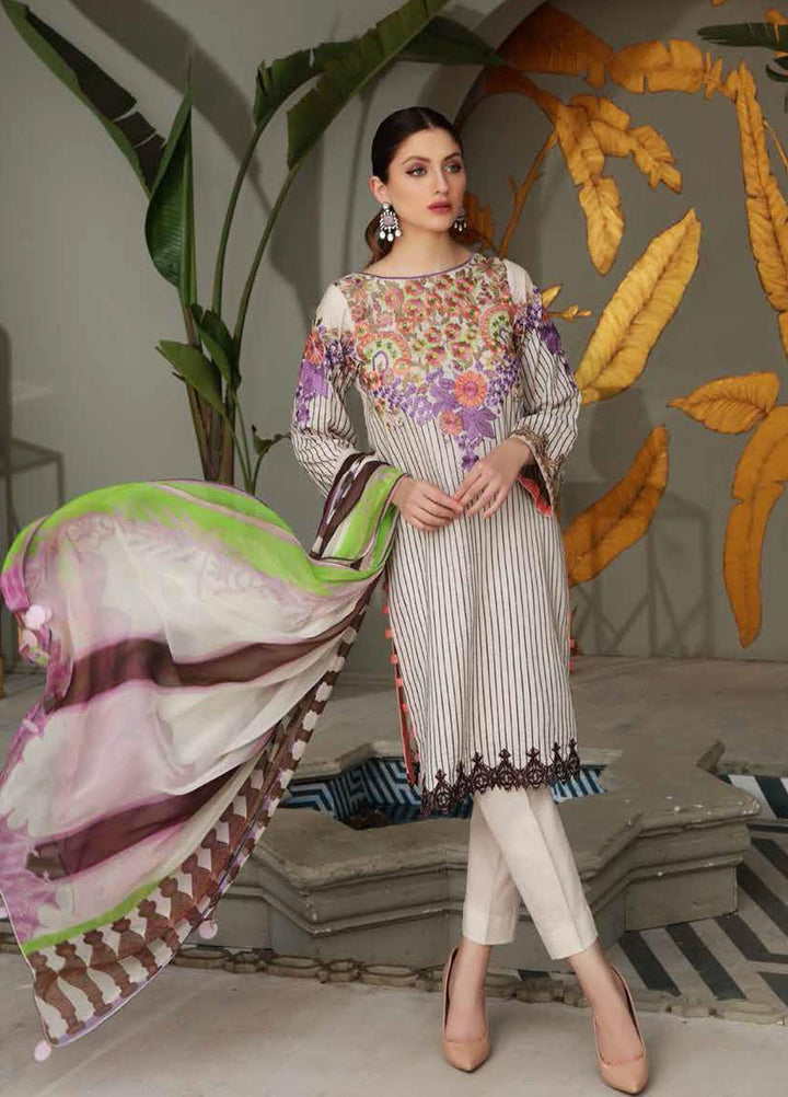 Reem by Charizma Embroidered Lawn Suits Unstitched 3 Piece CRZ21-R2 20 - Summer Collection