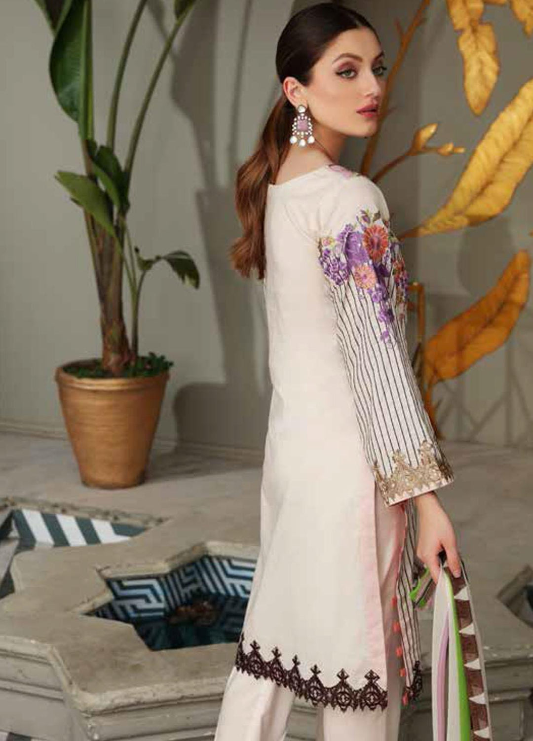 Reem by Charizma Embroidered Lawn Suits Unstitched 3 Piece CRZ21-R2 20 - Summer Collection