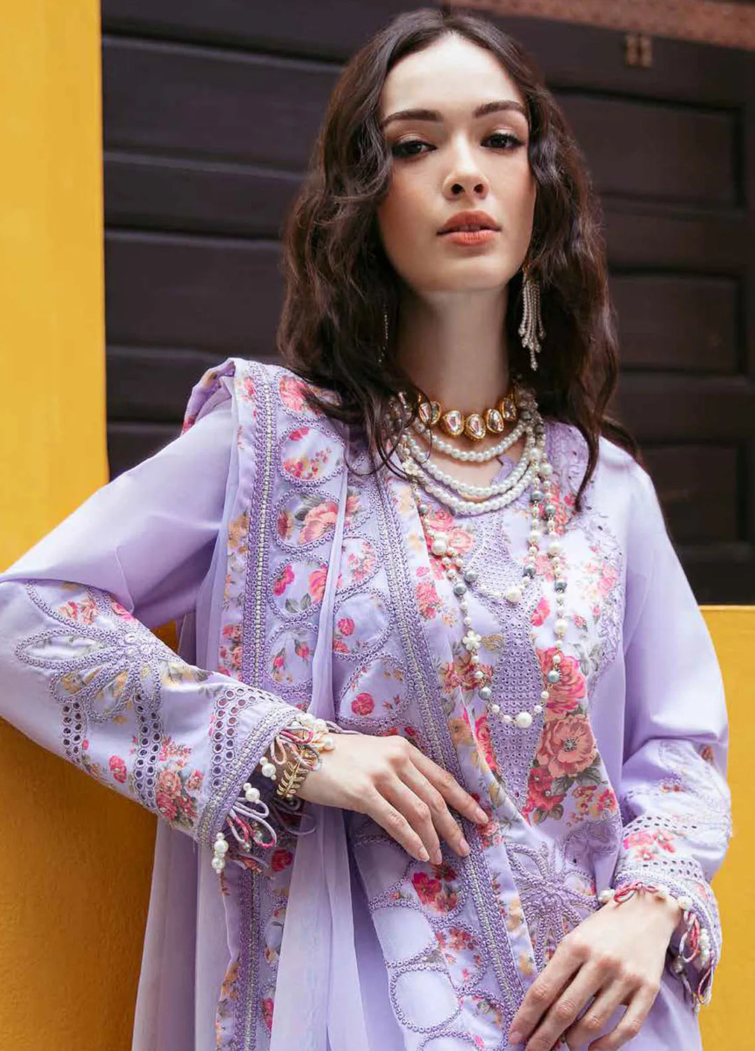 Reem by Charizma Embroidered Lawn Suits Unstitched 3 Piece CR25RV1 RMS-01 - Summer Collection