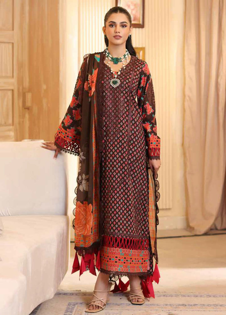 Reem by Charizma Embroidered Lawn Suits Unstitched 3 Piece CRZ24RS CRS4-01 - Spring Summer Collection