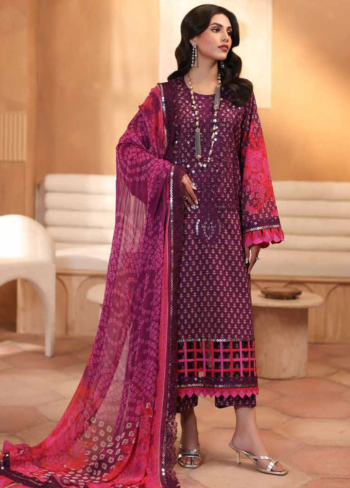 Reem by Charizma Embroidered Lawn Suits Unstitched 3 Piece CRZ24RS CRS4-02 - Spring Summer Collection