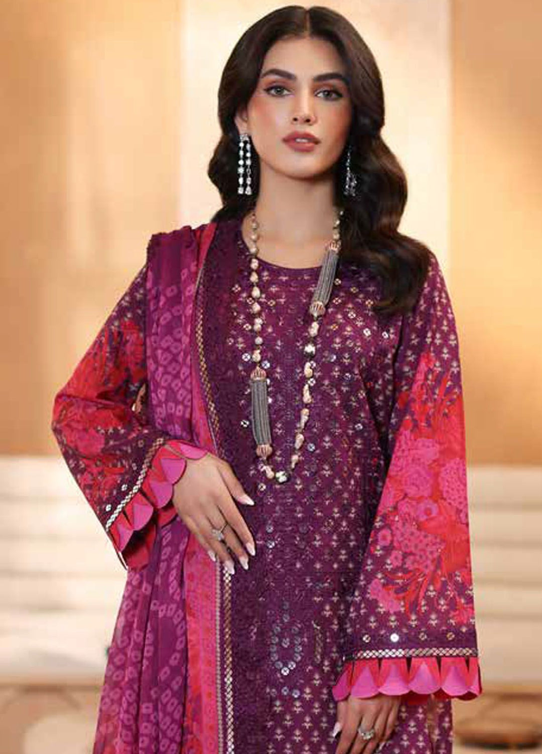 Reem by Charizma Embroidered Lawn Suits Unstitched 3 Piece CRZ24RS CRS4-02 - Spring Summer Collection