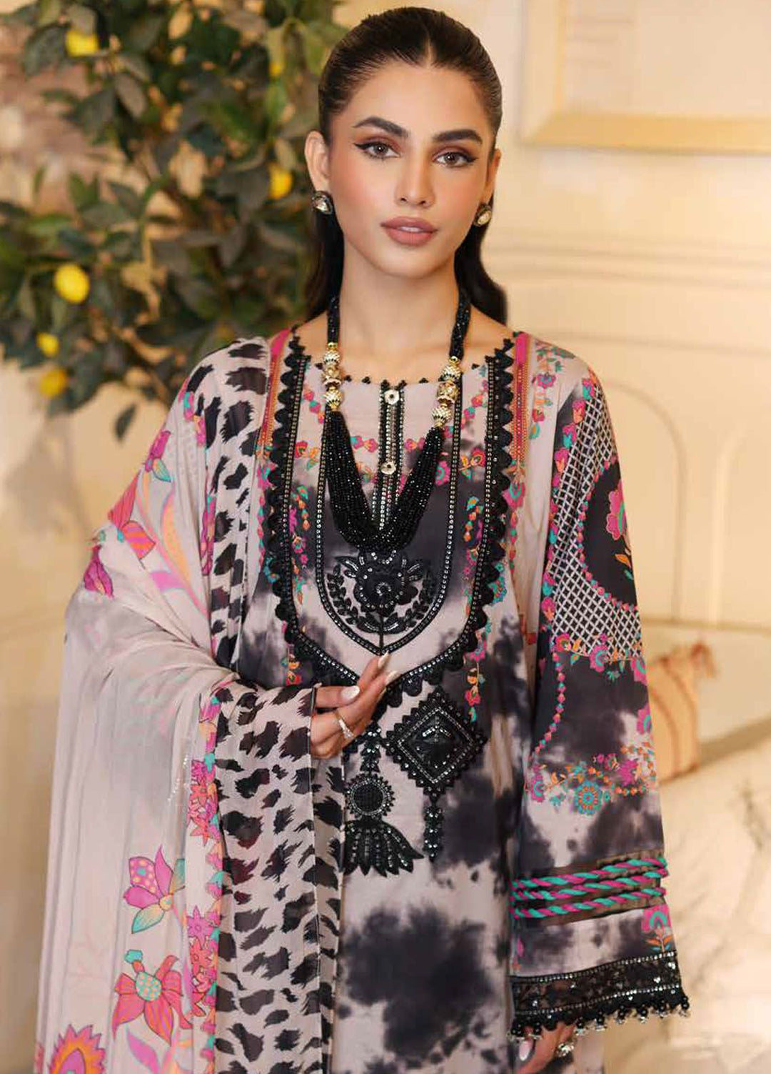 Reem by Charizma Embroidered Lawn Suits Unstitched 3 Piece CRZ24RS CRS4-06 - Spring Summer Collection
