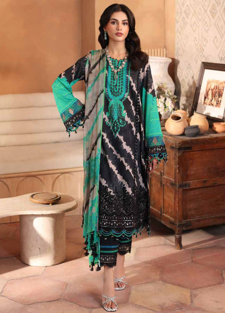 Reem by Charizma Embroidered Lawn Suits Unstitched 3 Piece CRZ24RS CRS4-08 - Spring Summer Collection