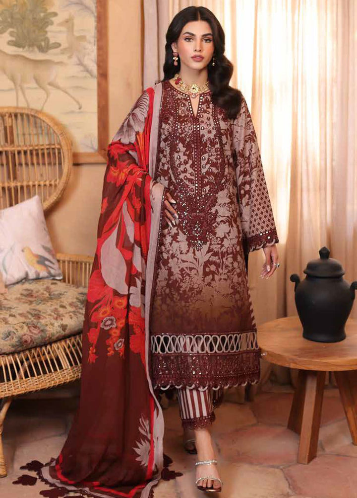 Reem by Charizma Embroidered Lawn Suits Unstitched 3 Piece CRZ24RS CRS4-10 - Spring Summer Collection