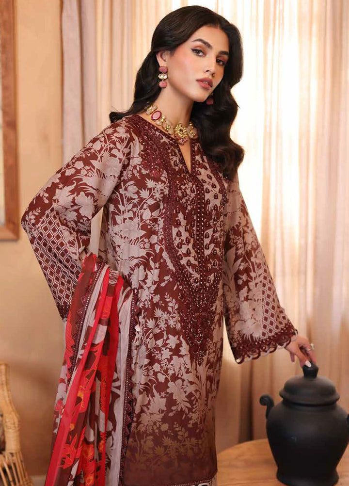 Reem by Charizma Embroidered Lawn Suits Unstitched 3 Piece CRZ24RS CRS4-10 - Spring Summer Collection