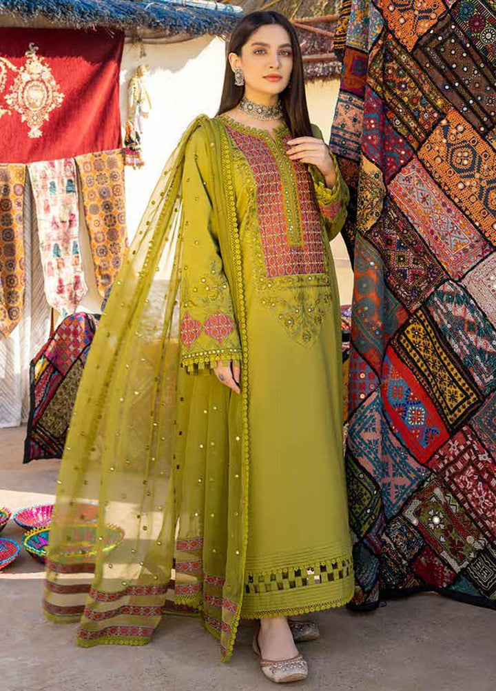Reem By Charizma Embroidered Lawn Suits Unstitched 3 Piece CRZ23RM RM-001 - Festive Collection