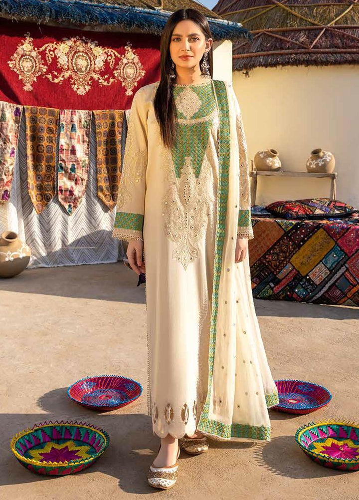 Reem By Charizma Embroidered Lawn Suits Unstitched 3 Piece CRZ23RM RM-004 - Festive Collection