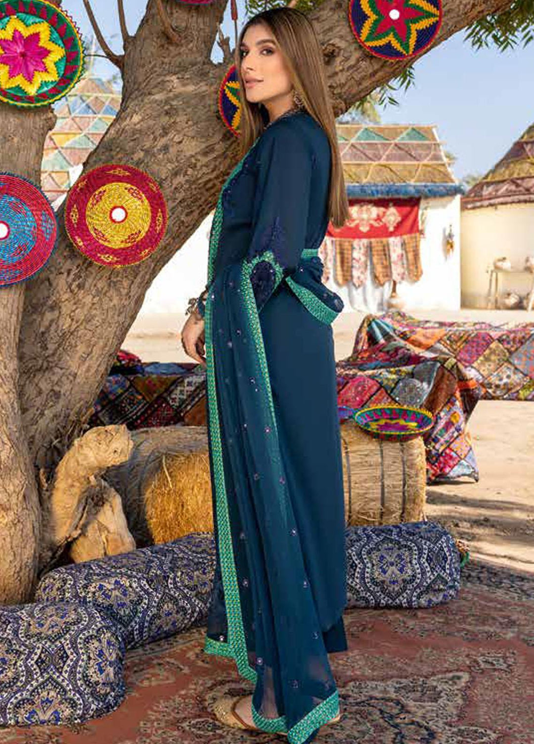 Reem By Charizma Embroidered Lawn Suits Unstitched 3 Piece CRZ23RM RM-007 - Festive Collection