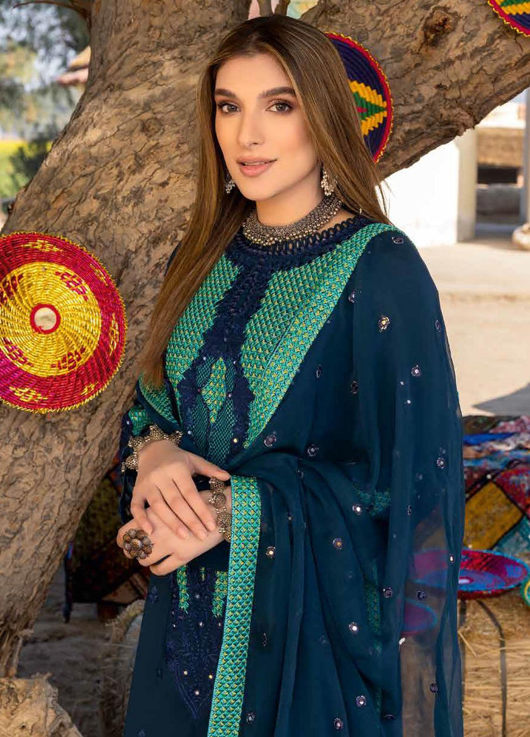 Reem By Charizma Embroidered Lawn Suits Unstitched 3 Piece CRZ23RM RM-007 - Festive Collection
