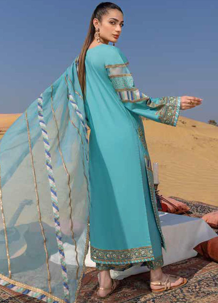 Reem By Charizma Embroidered Lawn Suits Unstitched 3 Piece CRZ23RM RM-009 - Festive Collection