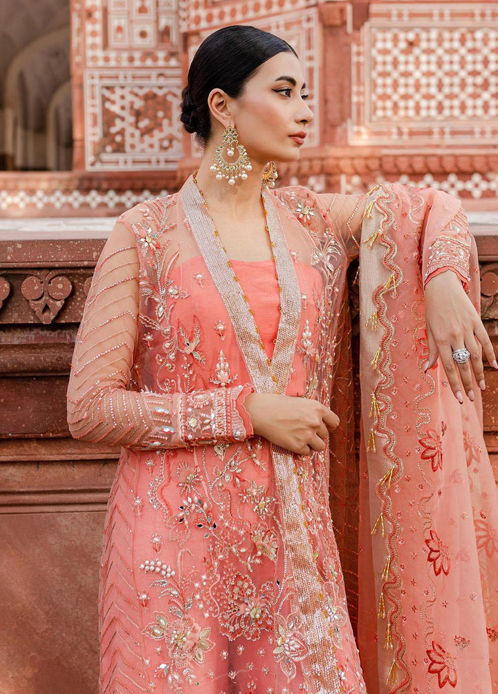 Reem By Zoya & Fatima Embroidered Net Suits Unstitched 3 Piece ZOF23R Ayra - Festive Collection