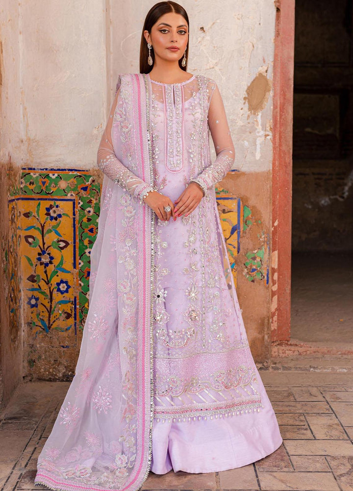 Reem By Zoya & Fatima Embroidered Net Suits Unstitched 3 Piece ZOF23R Azlin  - Festive Collection