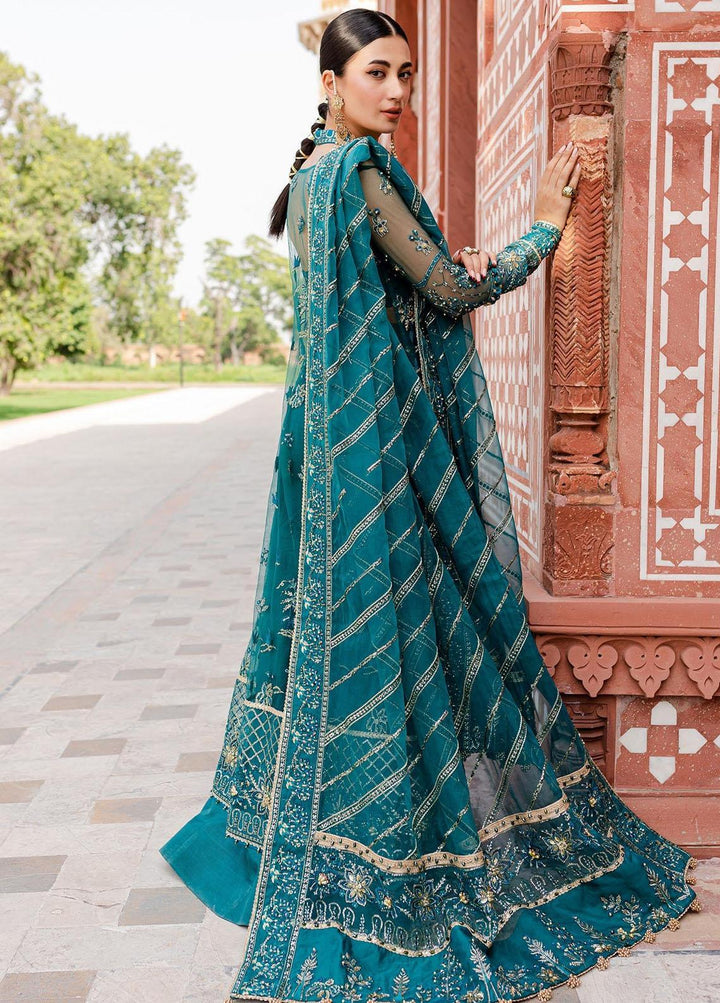 Reem By Zoya & Fatima Embroidered Net Suits Unstitched 3 Piece ZOF23R Faha  - Festive Collection