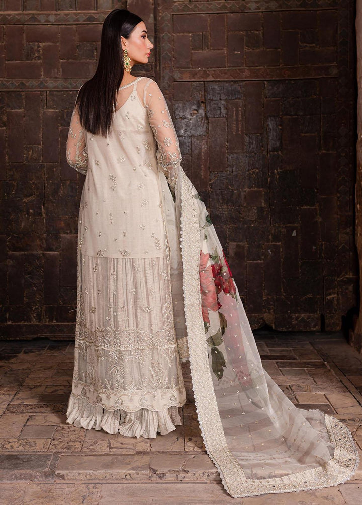 Reem By Zoya & Fatima Embroidered Net Suits Unstitched 3 Piece ZOF23R Hiza - Festive Collection