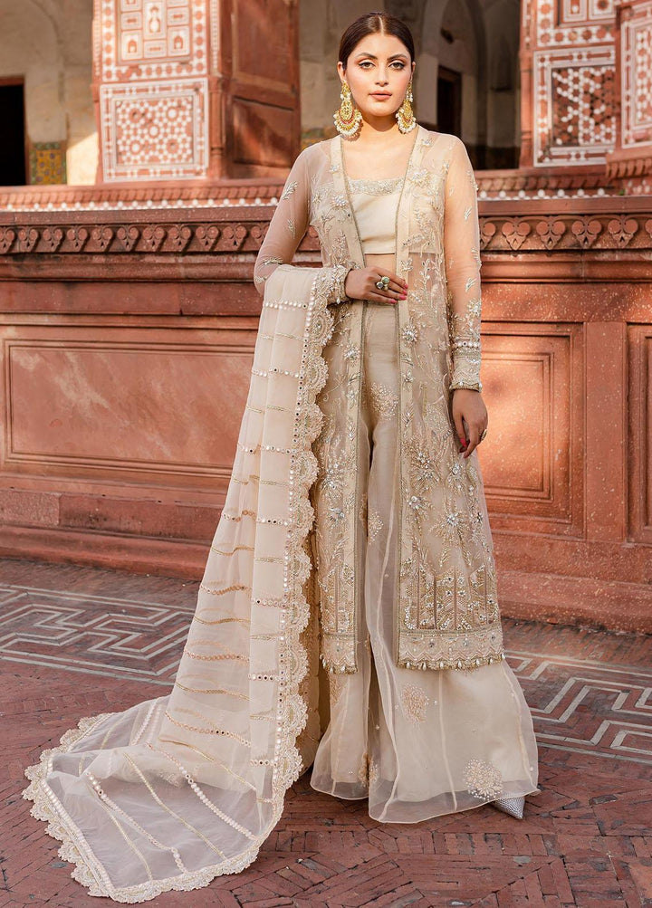 Reem By Zoya & Fatima Embroidered Net Suits Unstitched 3 Piece ZOF23R Naira  - Festive Collection