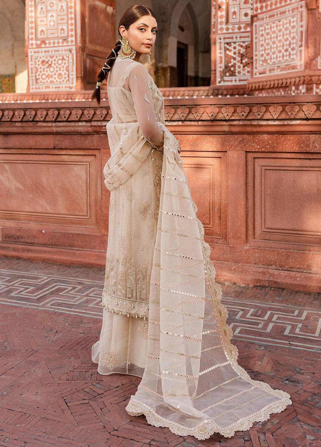 Reem By Zoya & Fatima Embroidered Net Suits Unstitched 3 Piece ZOF23R Naira  - Festive Collection