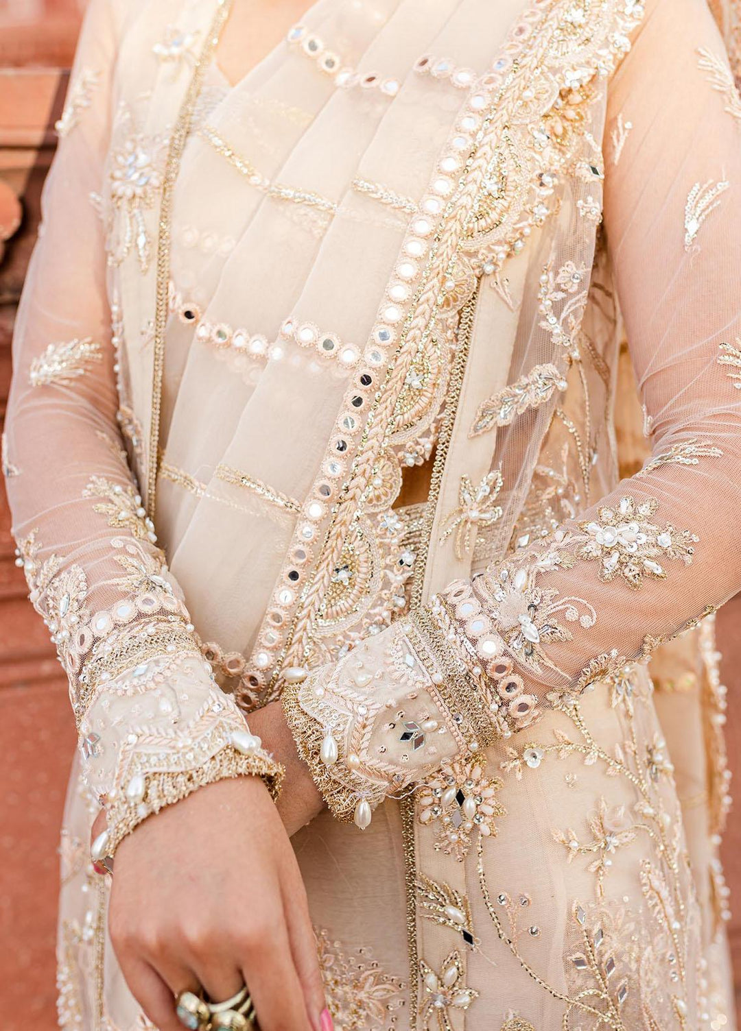 Reem By Zoya & Fatima Embroidered Net Suits Unstitched 3 Piece ZOF23R Naira  - Festive Collection