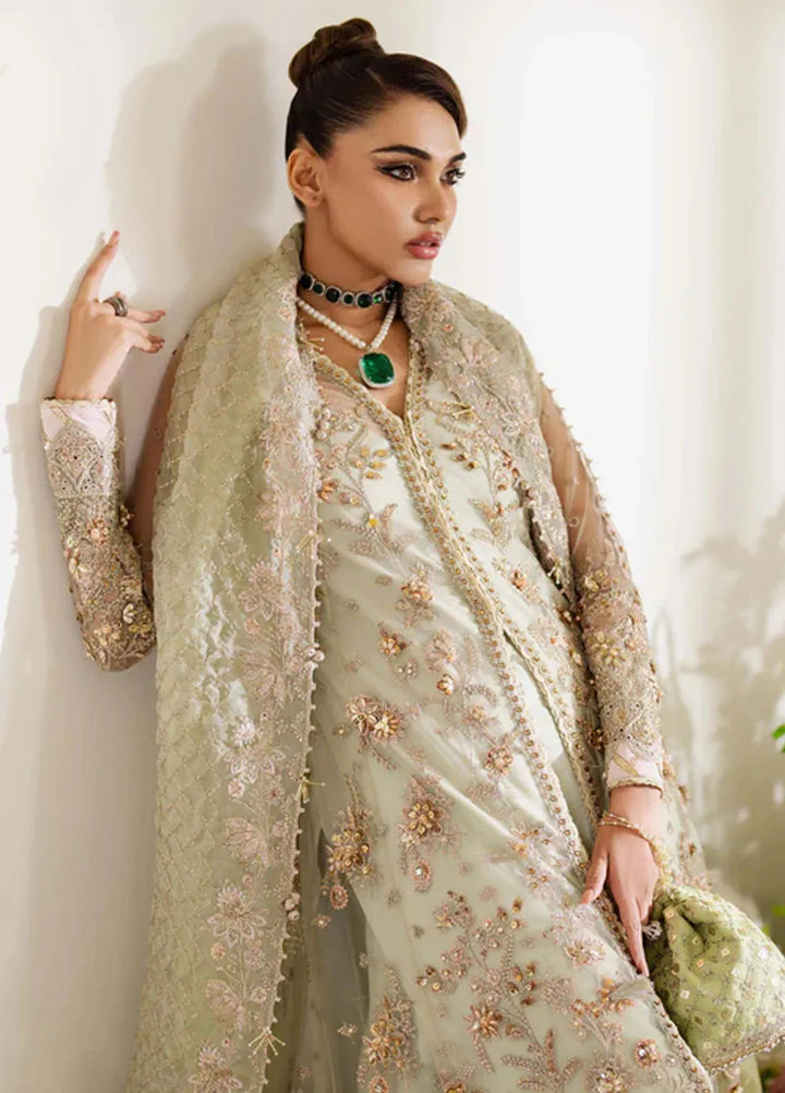 Reem By Zoya And Fatima Embroidered Net Suit Unstitched 3 Piece ZOF24R Sania - Formal Collection