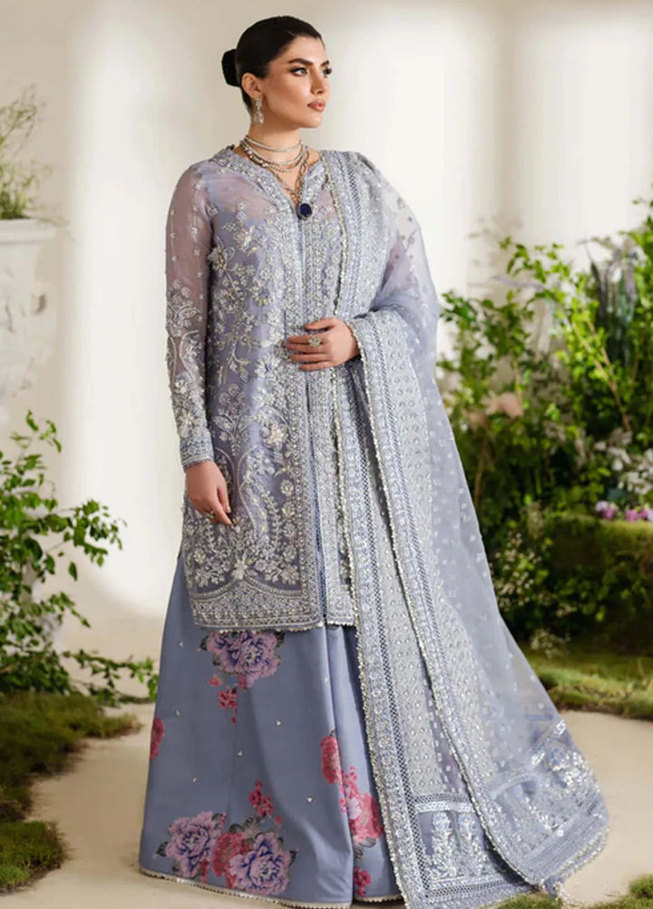 Reem By Zoya And Fatima Embroidered Organza Suit Unstitched 3 Piece ZOF24R Nora - Formal Collection