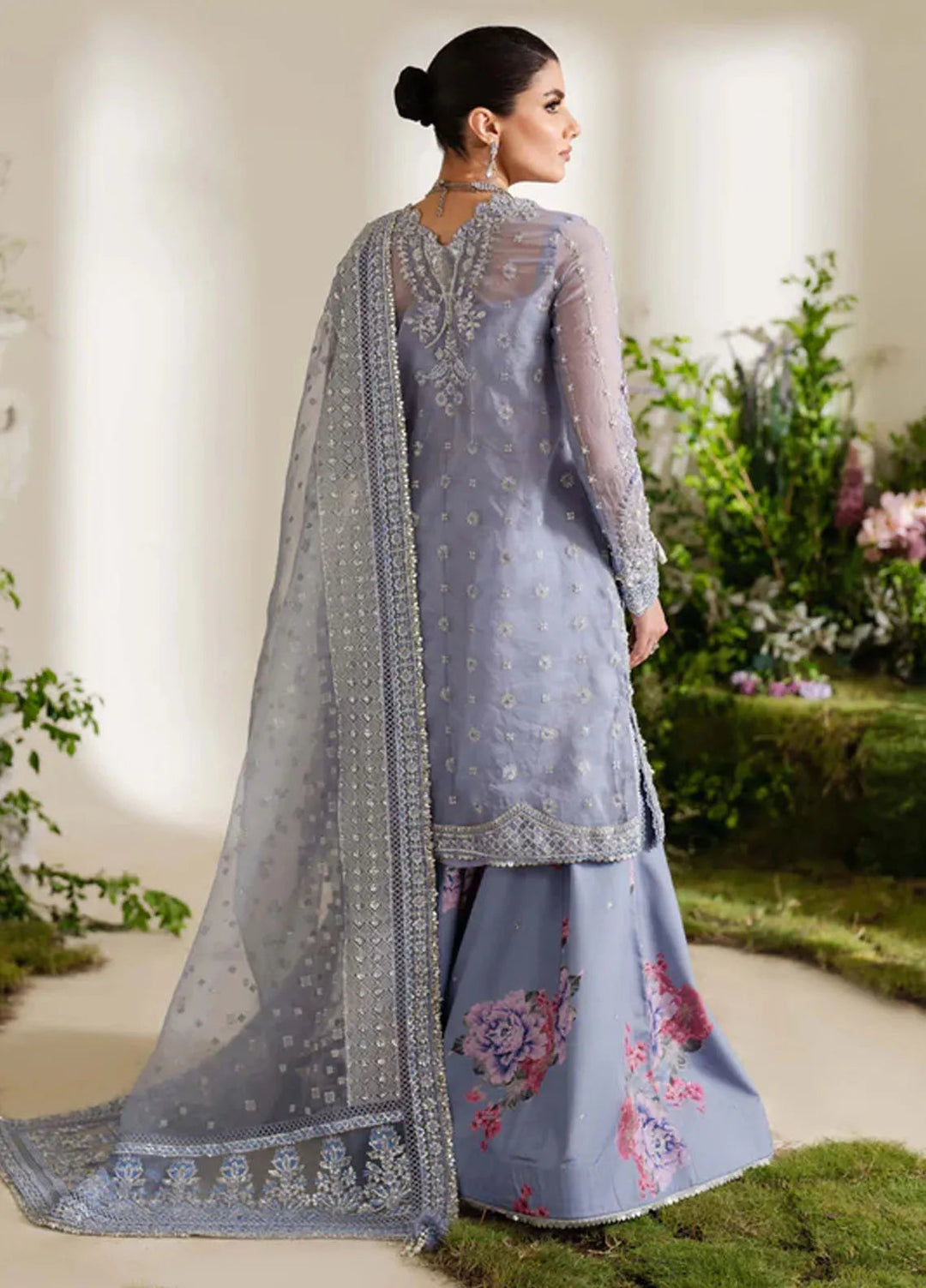 Reem By Zoya And Fatima Embroidered Organza Suit Unstitched 3 Piece ZOF24R Nora - Formal Collection