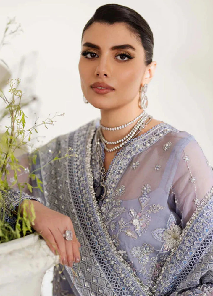 Reem By Zoya And Fatima Embroidered Organza Suit Unstitched 3 Piece ZOF24R Nora - Formal Collection