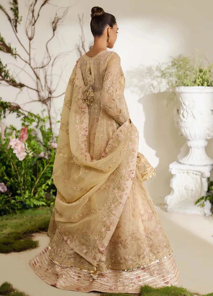 Reem By Zoya And Fatima Embroidered Organza Suit Unstitched 3 Piece ZOF24R Tania - Formal Collection