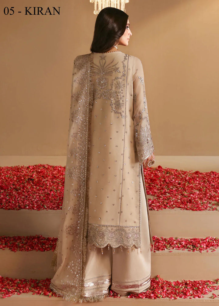 Reena By Alizeh Embroidered Chiffon Suit Unstitched 3 Piece AFB24RW D-05 Kiran - Formal Collection