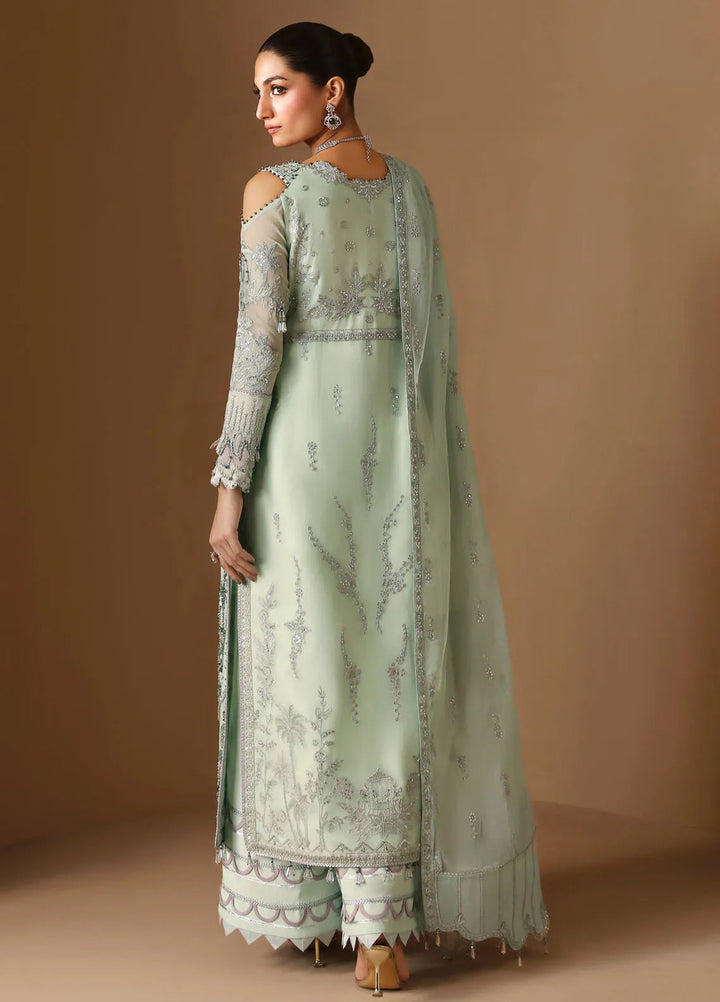 Reena By Alizeh Embroidered Chiffon Suit Unstitched 3 Piece AFB24RW D-07 Sahar - Formal Collection