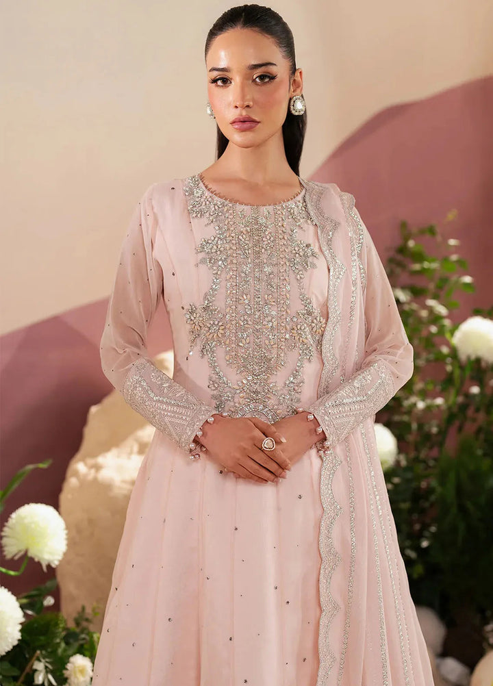 Reena by Alizeh Fashion Embroidered Chiffon Suit Unstitched 3 Piece AFB25RE D-4036 Dazzle - Formals Collection