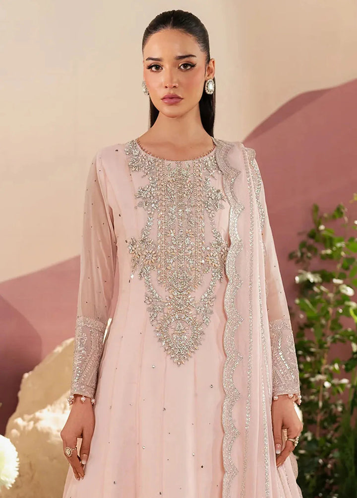 Reena by Alizeh Fashion Embroidered Chiffon Suit Unstitched 3 Piece AFB25RE D-4036 Dazzle - Formals Collection