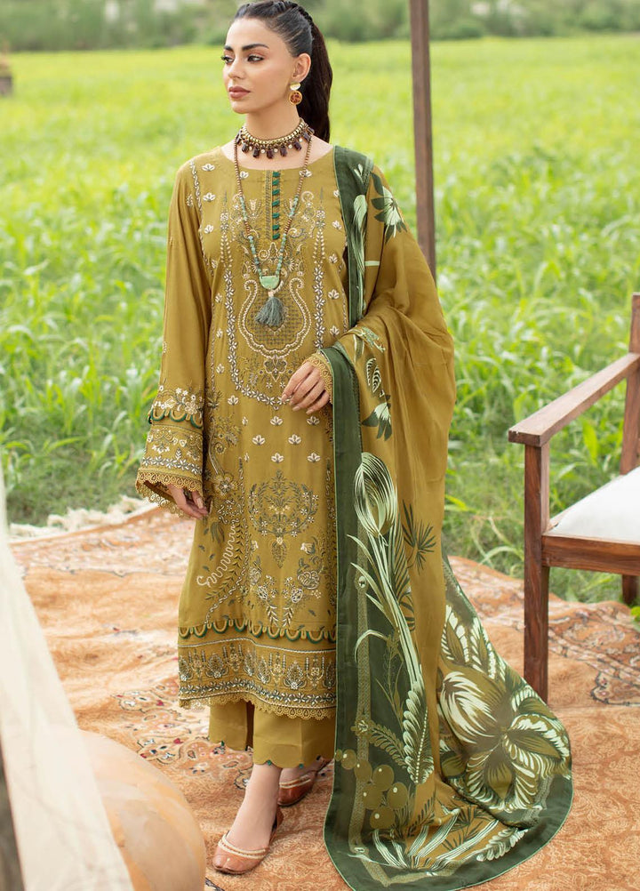 Reet By Ramsha Embroidered Karandi Suits Unstitched 3 Piece RSH22-R6 R-602 - Luxury Collection