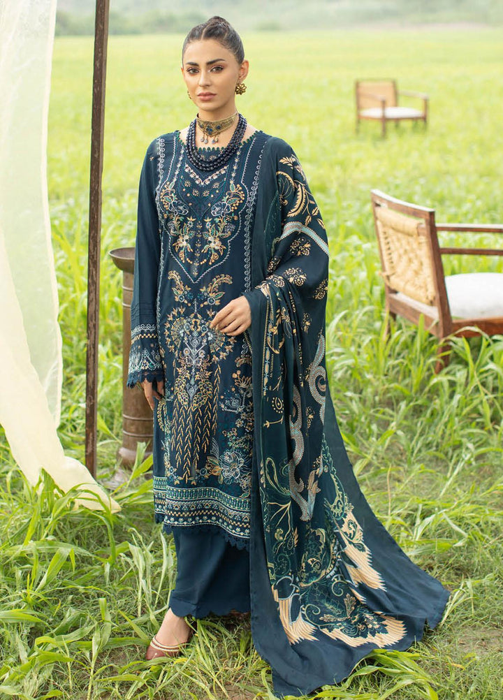 Reet By Ramsha Embroidered Karandi Suits Unstitched 3 Piece RSH22-R6 R-603 - Luxury Collection