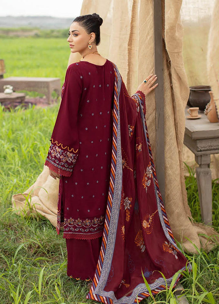 Reet By Ramsha Embroidered Karandi Suits Unstitched 3 Piece RSH22-R6 R-604 - Luxury Collection