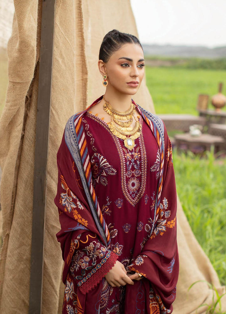 Reet By Ramsha Embroidered Karandi Suits Unstitched 3 Piece RSH22-R6 R-604 - Luxury Collection