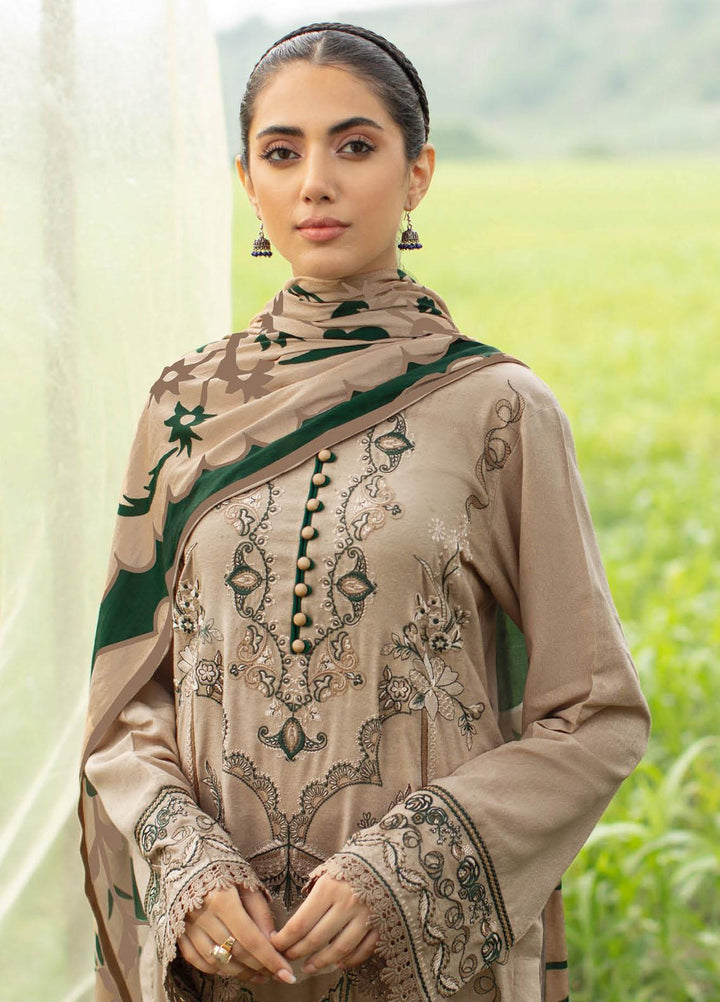 Reet By Ramsha Embroidered Karandi Suits Unstitched 3 Piece RSH22-R6 R-606 - Luxury Collection