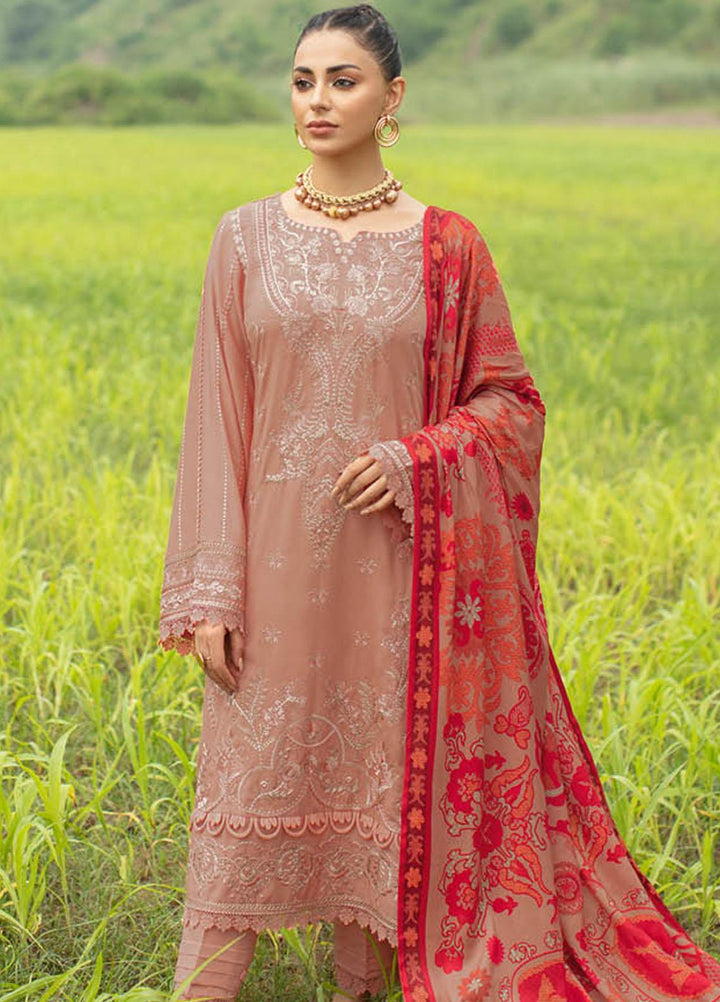 Reet By Ramsha Embroidered Karandi Suits Unstitched 3 Piece RSH22-R6 R-609 - Luxury Collection