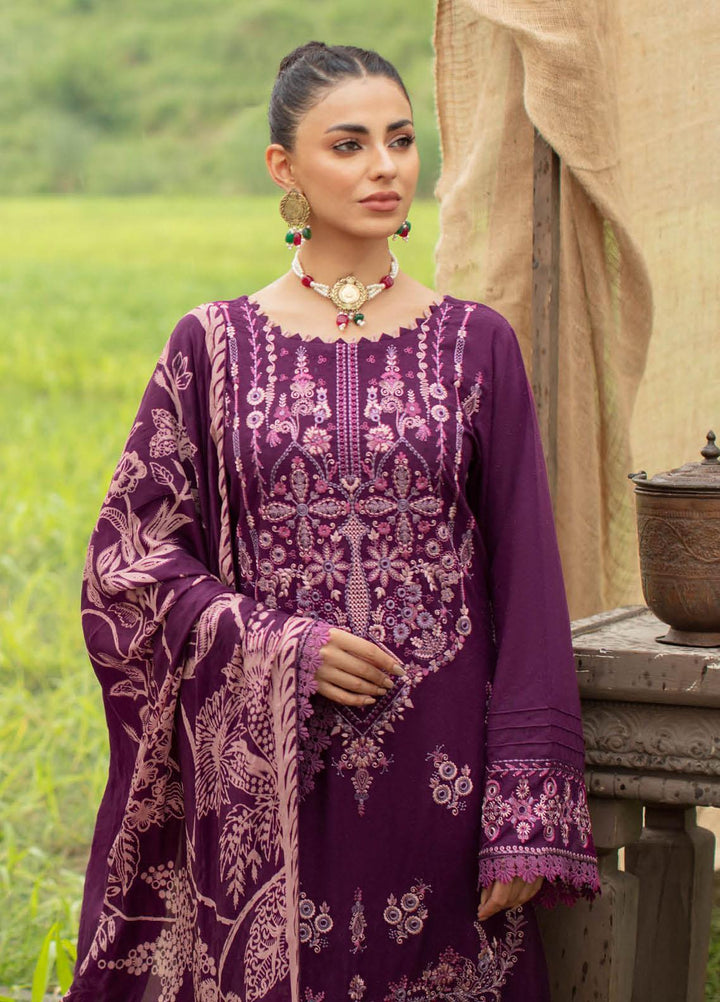 Reet By Ramsha Embroidered Karandi Suits Unstitched 3 Piece RSH22-R6 R-610 - Luxury Collection