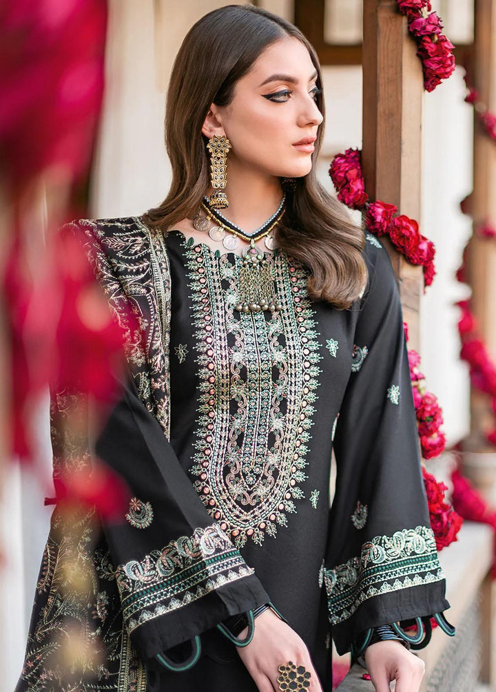 Reet By Ramsha Embroidered Karandi Suits Unstitched 3 Piece RSH22-R8 R-803 - Luxury Collection